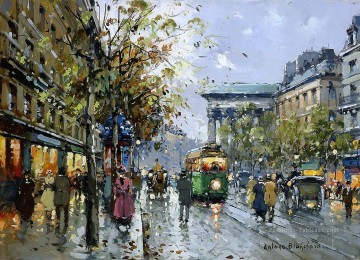 AB boulevard de la madeleine 3 Paris Peinture à l'huile